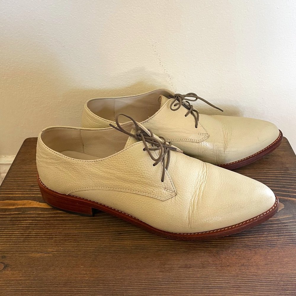 Nisolo James Oxford, white sz 9.5